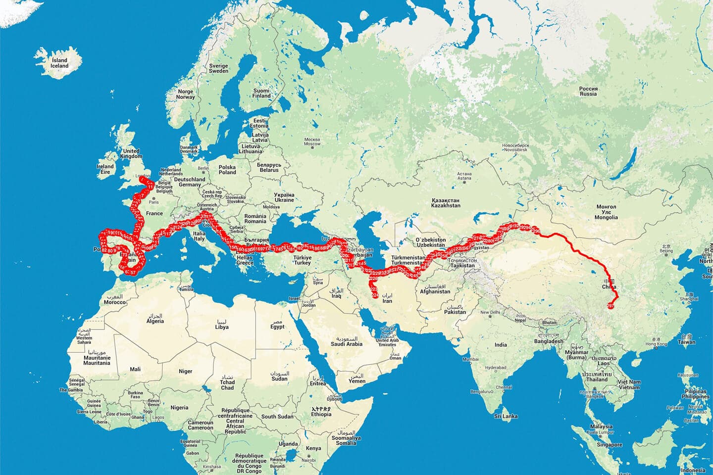 The map