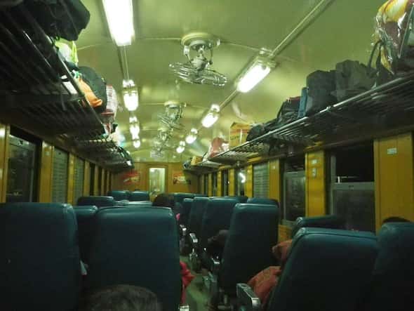 13 hour train in Thailand