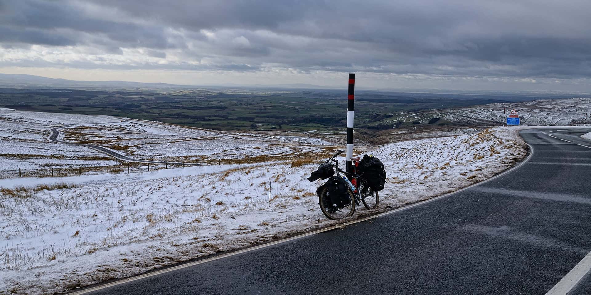 Winter cycling in England