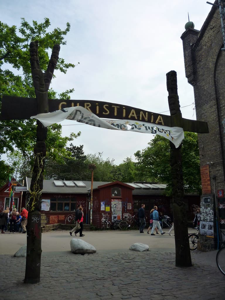 Entrance to Christiania