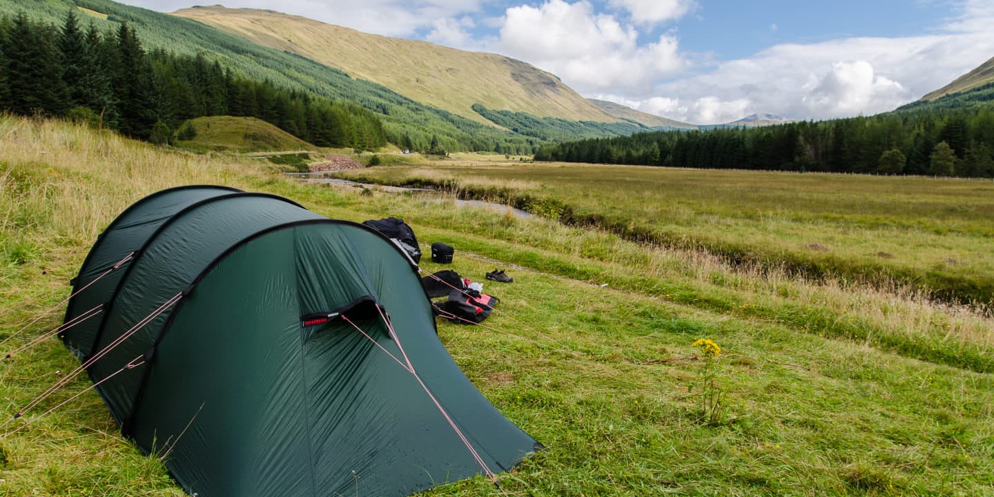 Wild camping in Scotland