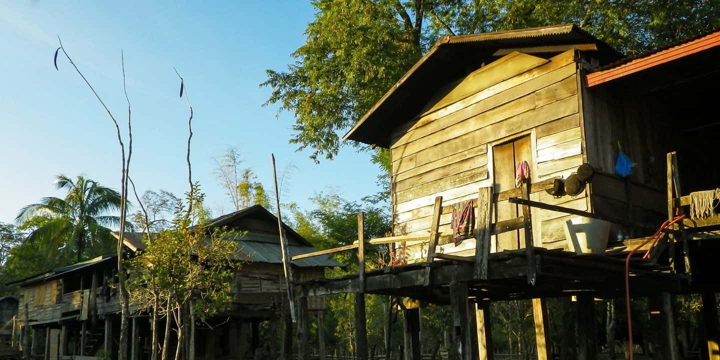 The village of Ban Natane in central Laos