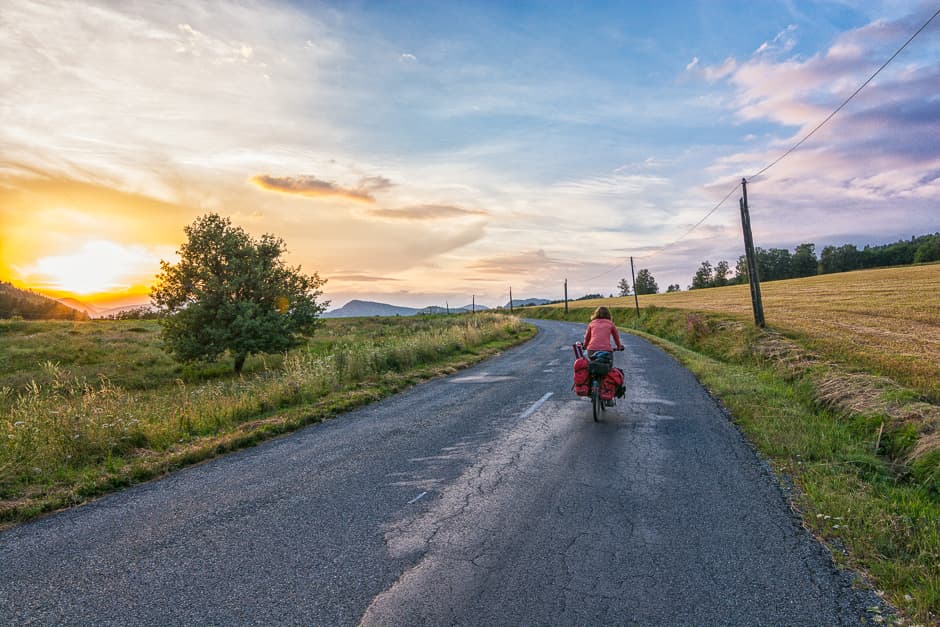 Cycling from France to Italy through the Alps