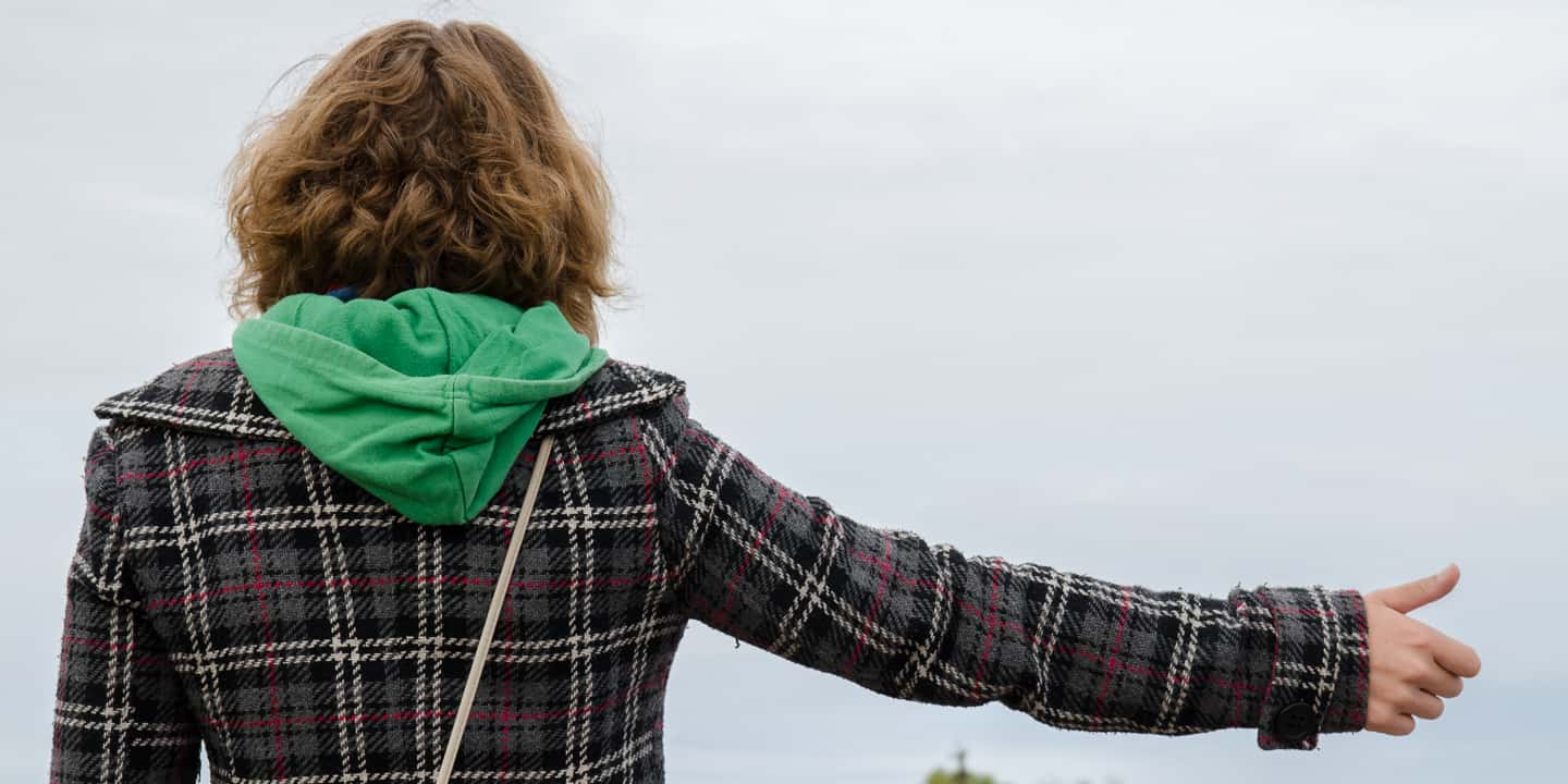 Hitchhiking in Latvia