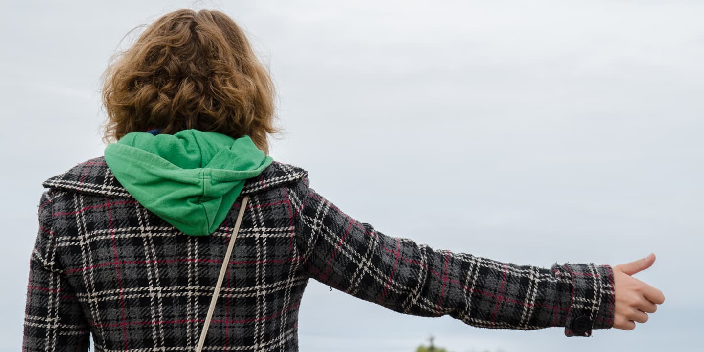 Hitchhiking in Latvia