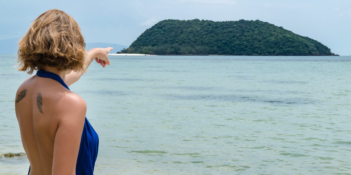 On the island of Ko Pha Ngan