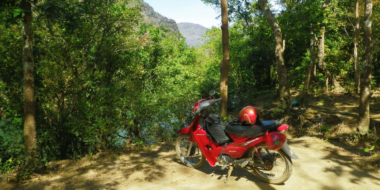 Riding the Loop through central Laos by motorbike