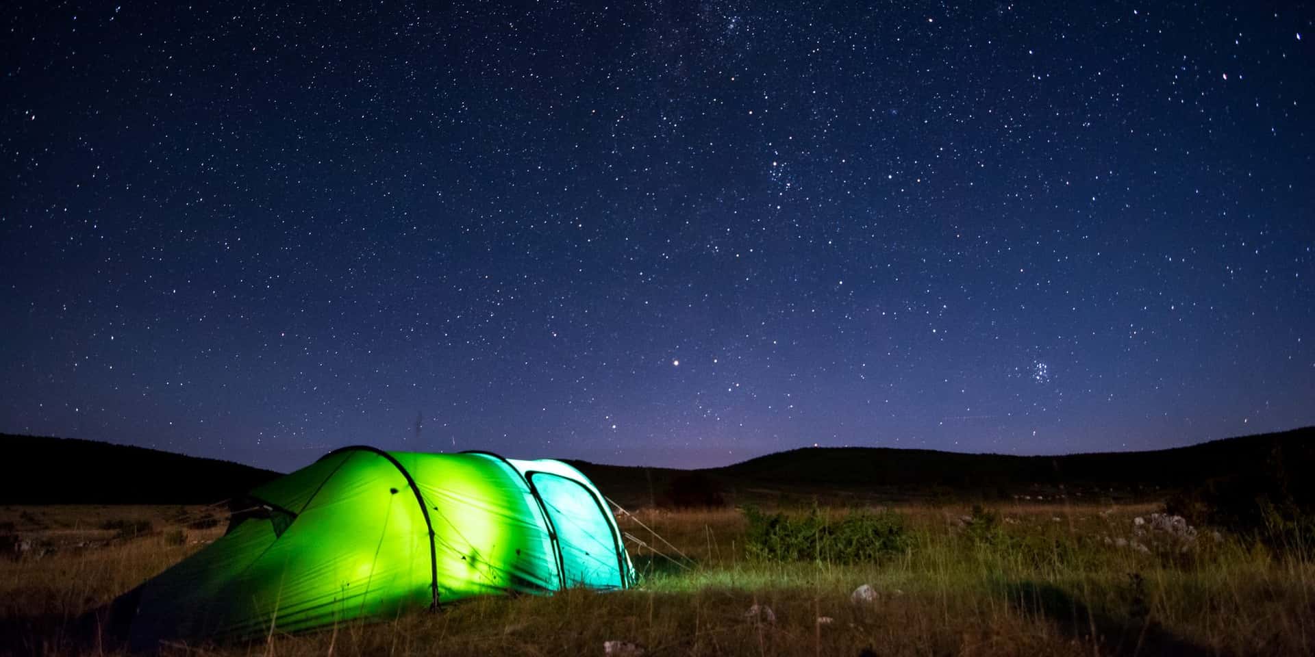 Camping under 1000 stars in Bosnia