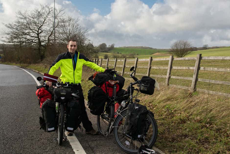 Leaving England behind by bicycle