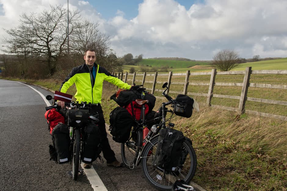 Leaving England behind by bicycle