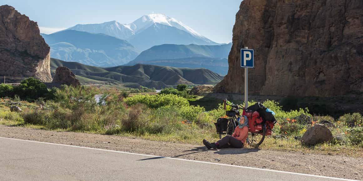 Bicycle touring in Iran