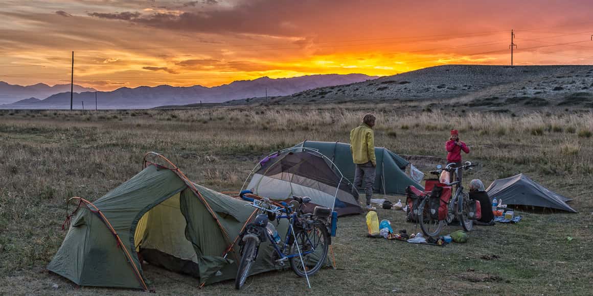Bicycle touring and wild camping