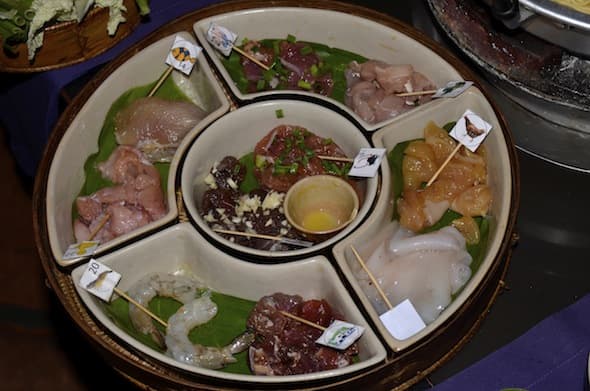 Eating crocodile, snake, kangaroo and ostrich in Siem Reap, Cambodia