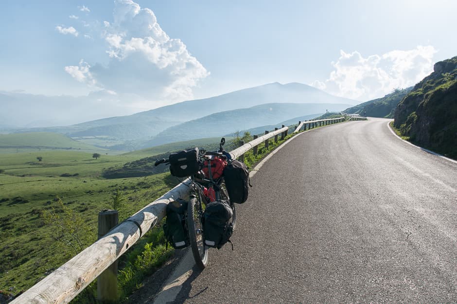 Cycling northern Spain