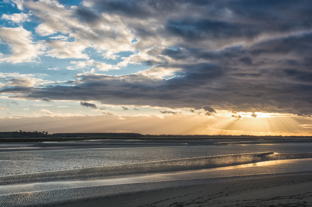 Sunset just before the rain